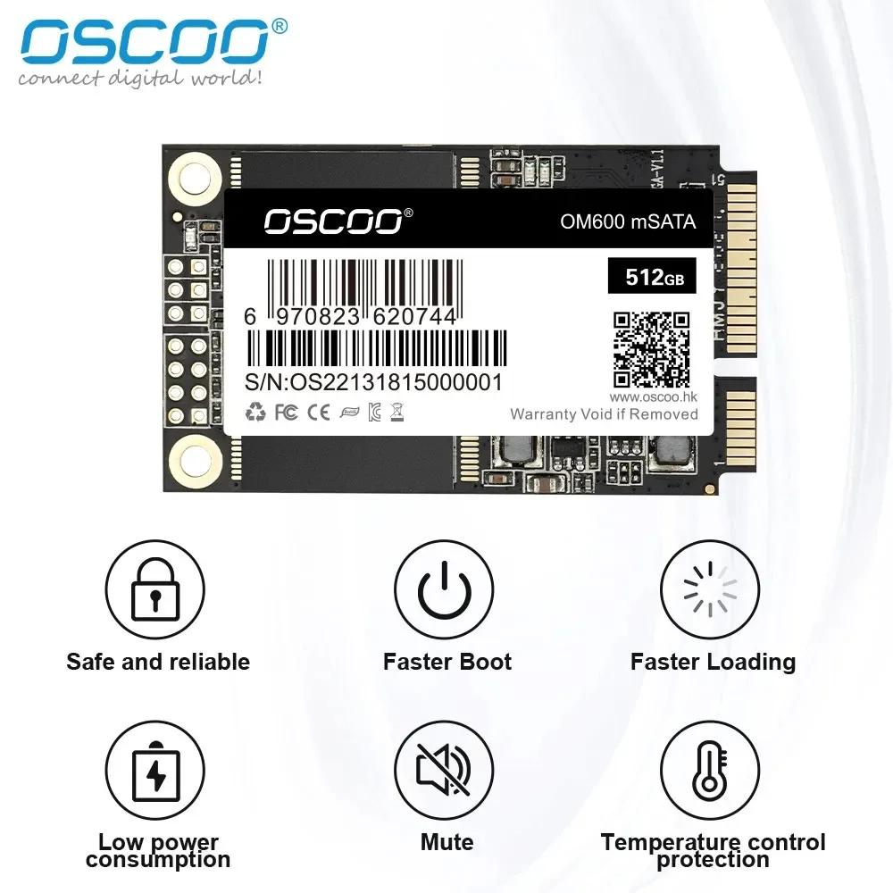OSCOO ũž Ʈ  SSD  ָ Ʈ ϵ ̺, mSATA 64GB, 128GB, 256GB, 512GB, 1TB
